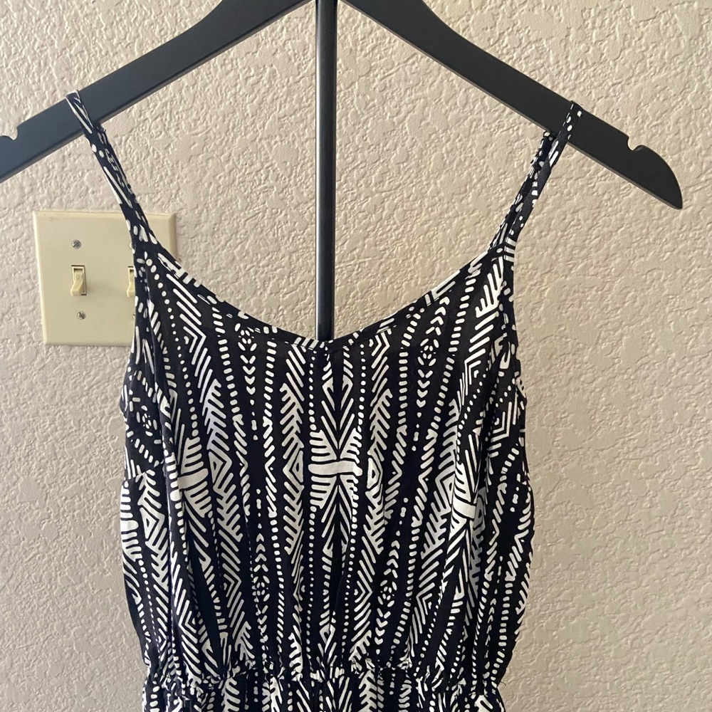 Mossimo Supply Co. Black and White Romper Size XS